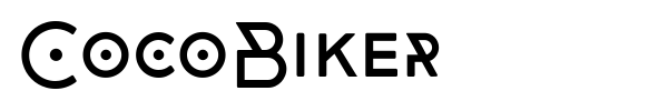 CocoBiker font preview